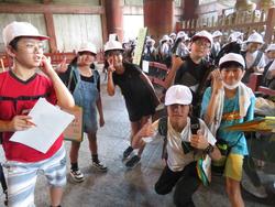 東大寺で班別行動