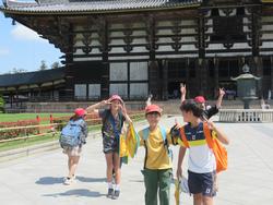 東大寺で班別行動