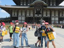 東大寺で班別行動