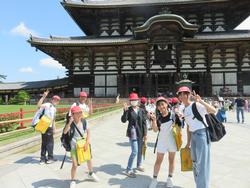 東大寺で班別行動