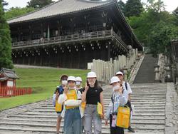 東大寺二月堂での様子