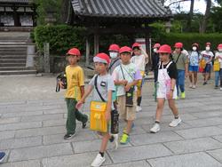 法隆寺出発