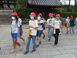 法隆寺出発