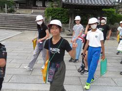 法隆寺出発