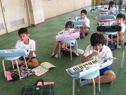 4年生音楽の授業