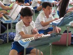 4年生音楽の授業
