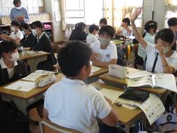 6年生家庭科の授業