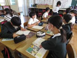 6年生家庭科の授業