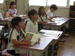 1年生国語の授業