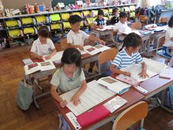 1年生国語の授業