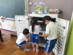 1年生タブレット学習