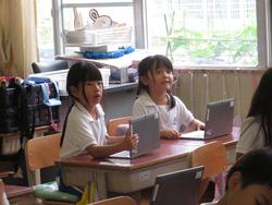 1年生タブレット学習
