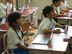 1年生タブレット学習