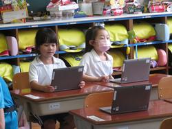 1年生タブレット学習