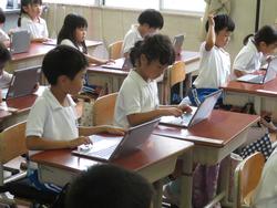 1年生タブレット学習