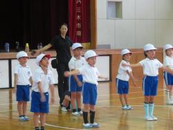 1年生体育の授業
