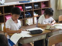 3年生国語の授業
