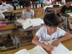 3年生国語の授業