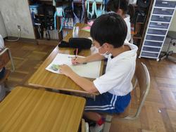 3年生環境体験学習の新聞作り