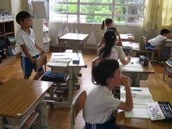 2年生国語の授業