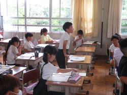 2年生国語の授業