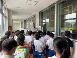 4年生清掃センターへ