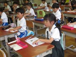 1年生国語の授業