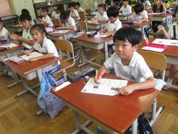 1年生国語の授業