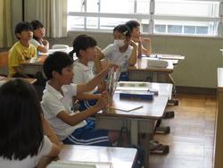 3年生道徳の授業