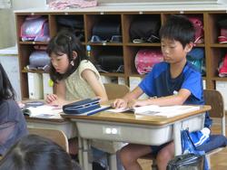 3年生道徳の授業