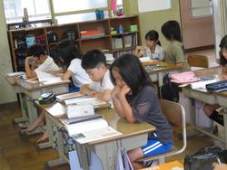 3年生道徳の授業