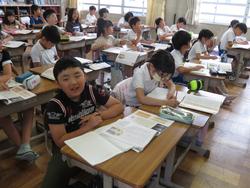 3年生道徳の授業