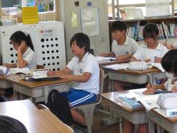 4年生国語の授業
