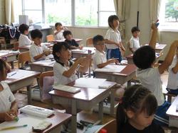 1年生図工の授業