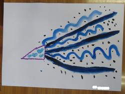 1年生図工の作品