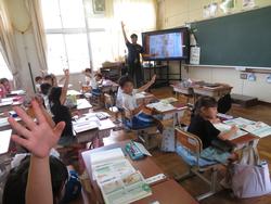 1年生道徳の授業
