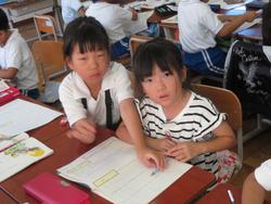 1年生国語の授業