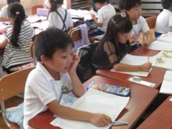 1年生国語の授業