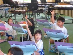 1年生音楽の授業
