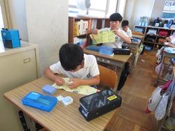 5年生家庭科の授業