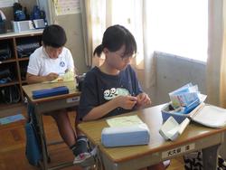 5年生家庭科の授業