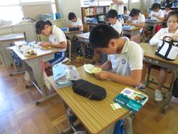 5年生家庭科の授業