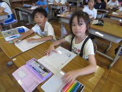 2年生 老人クラブの皆様にお礼の手紙