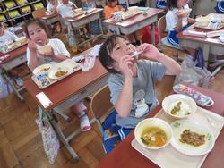 1年生給食