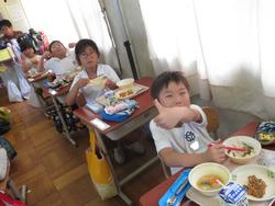 1年生給食