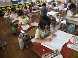 1年生国語の授業