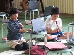 4年生音楽の授業