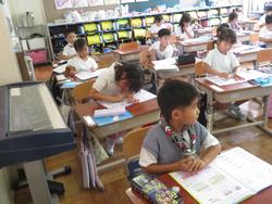 1年生算数の授業