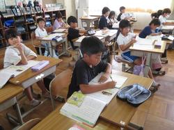 2年生道徳の授業