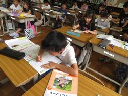 2年生道徳の授業
